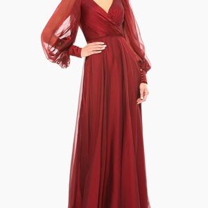 Mac Duggal Mac Duggal
A-Line Chiffon Gown in Garnet